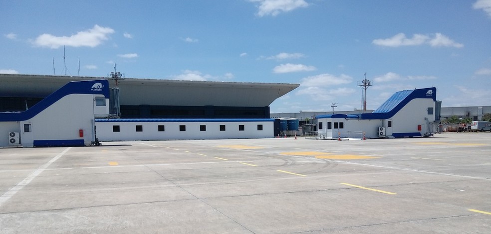 Aeroporto de Campina Grande ganha conectores entre sala de embarque e aeronaves
